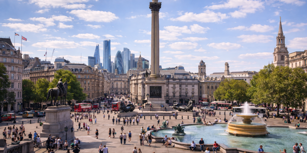 The City & Trafalgar Square - The London Sightseeing Tour